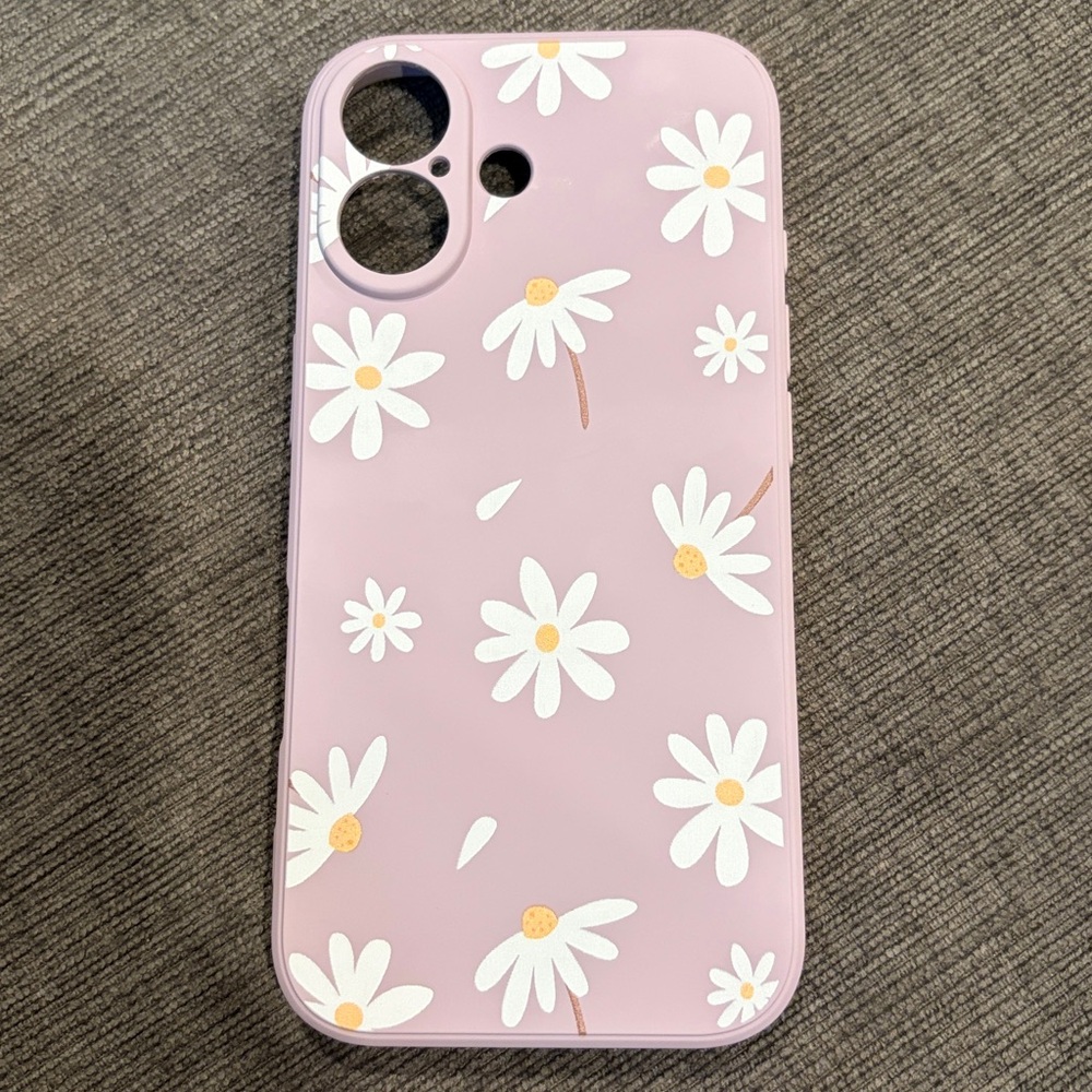 Purple Daisies Silicone IPhone 17 Case - NEW!!  apple phone cases accessories